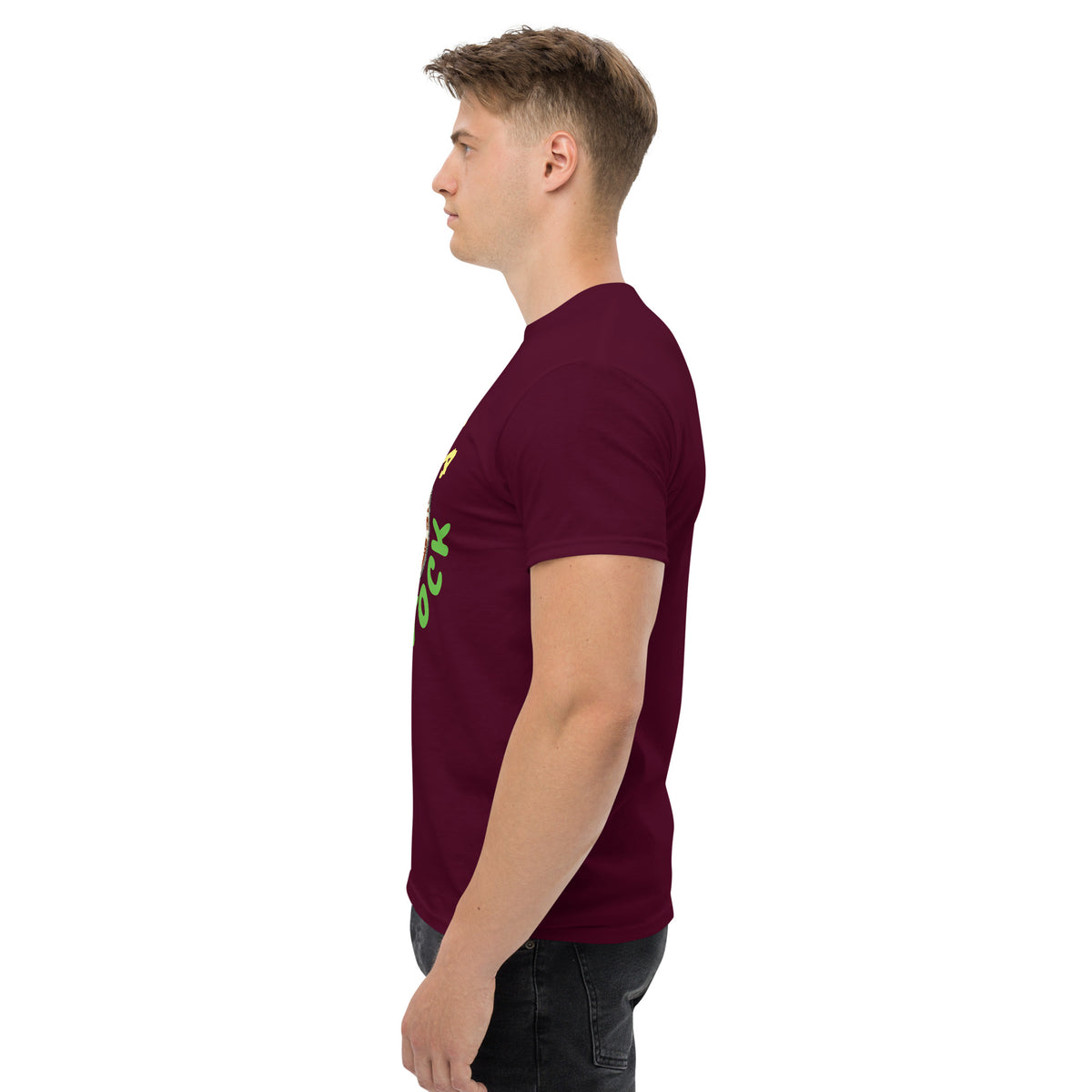 Nasty Tee's I Got A Ciff Stock spoonerism t-shirt, skull badge graphic, unisex