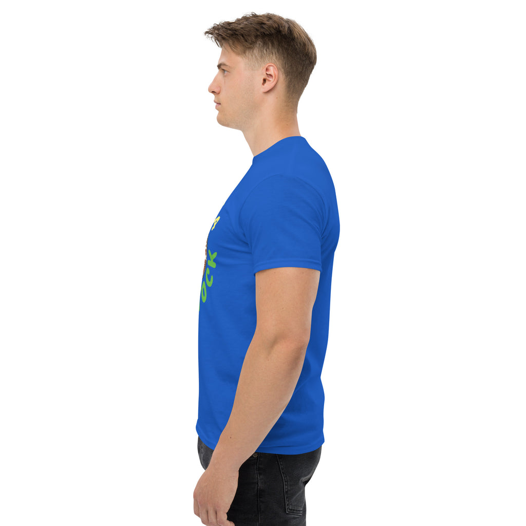 Nasty Tee's I Got A Ciff Stock spoonerism t-shirt, skull badge graphic, unisex