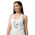Nasty Tee's Cot Hunt spoonerism racerback tank, skull badge graphic, fitted women's silhouette